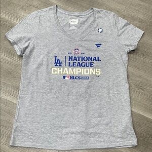 Fanatics Dodgers National League Champions Women's Tee